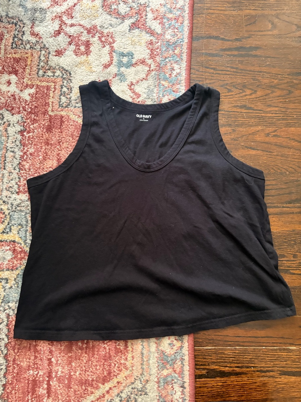 Old Navy Black Women's Cropped Tank Top